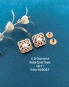10 AD Diamond Party Wear Tops Earrings Wholesale Shop In Surat
